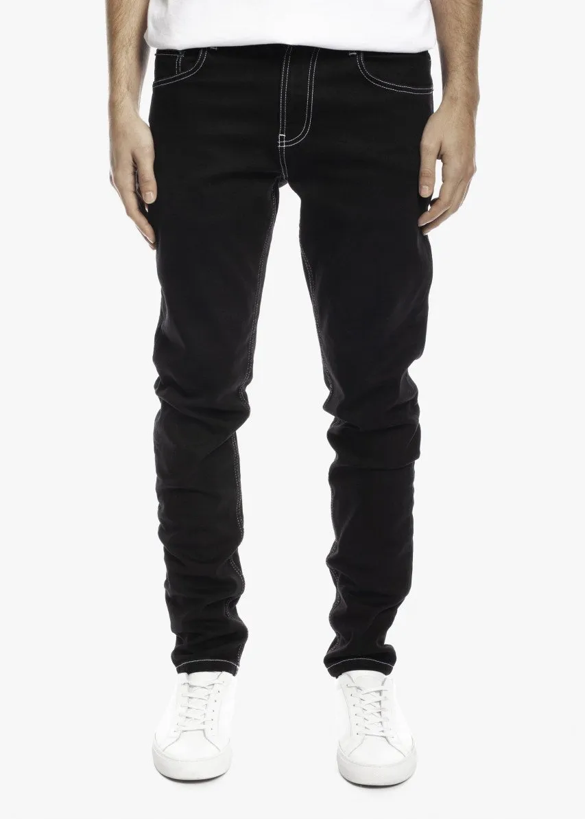 Tapered Denim Black / Contrast Stitch sold by Coutie product image thumbnail 2