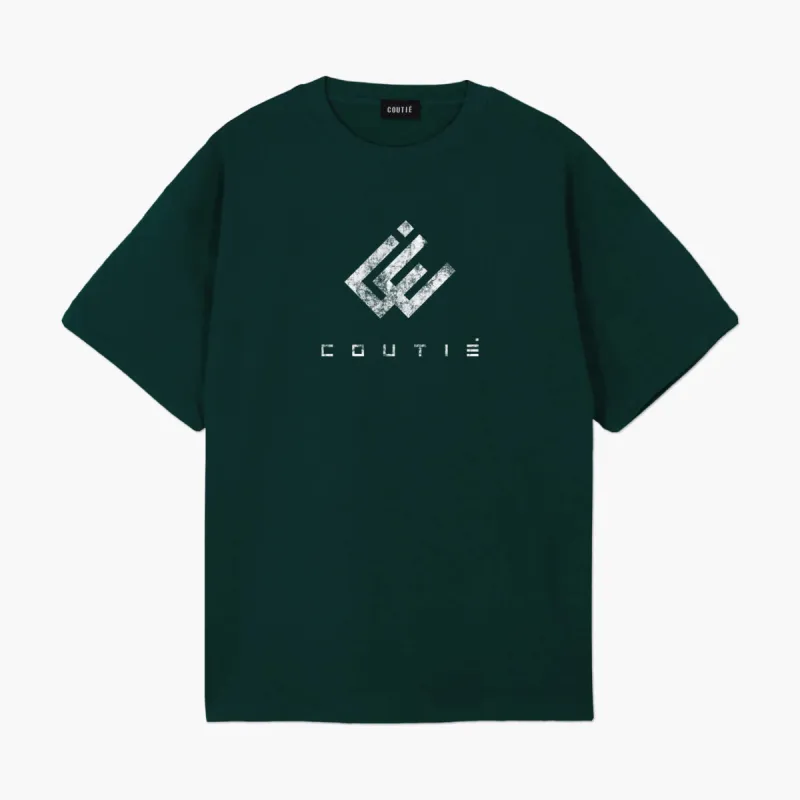 Cube Logo T-Shirt Dark Green sold by Coutie