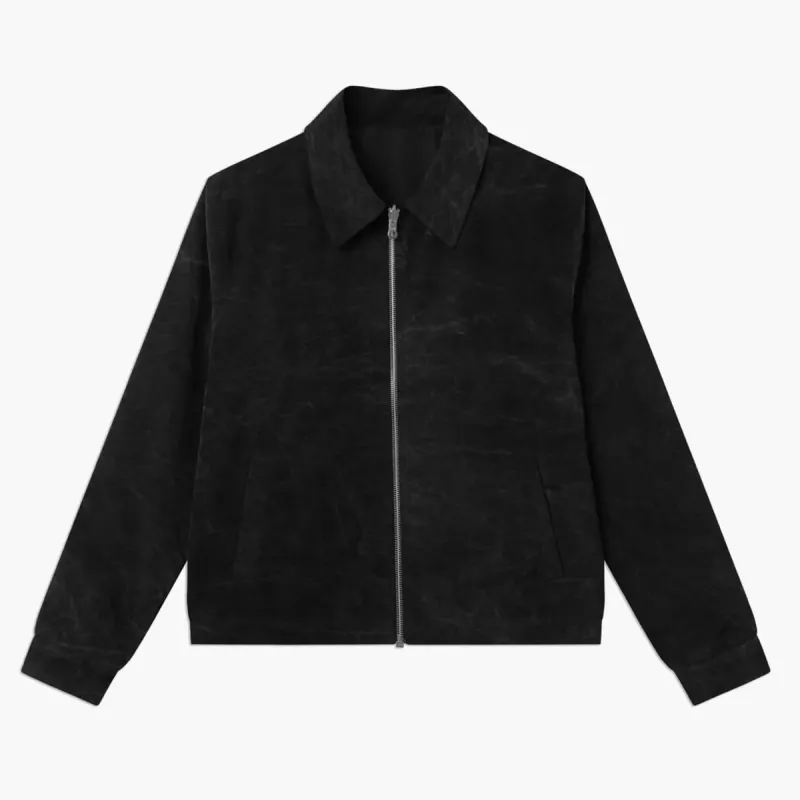Reversible Canvas Jacket Black made by Coutie