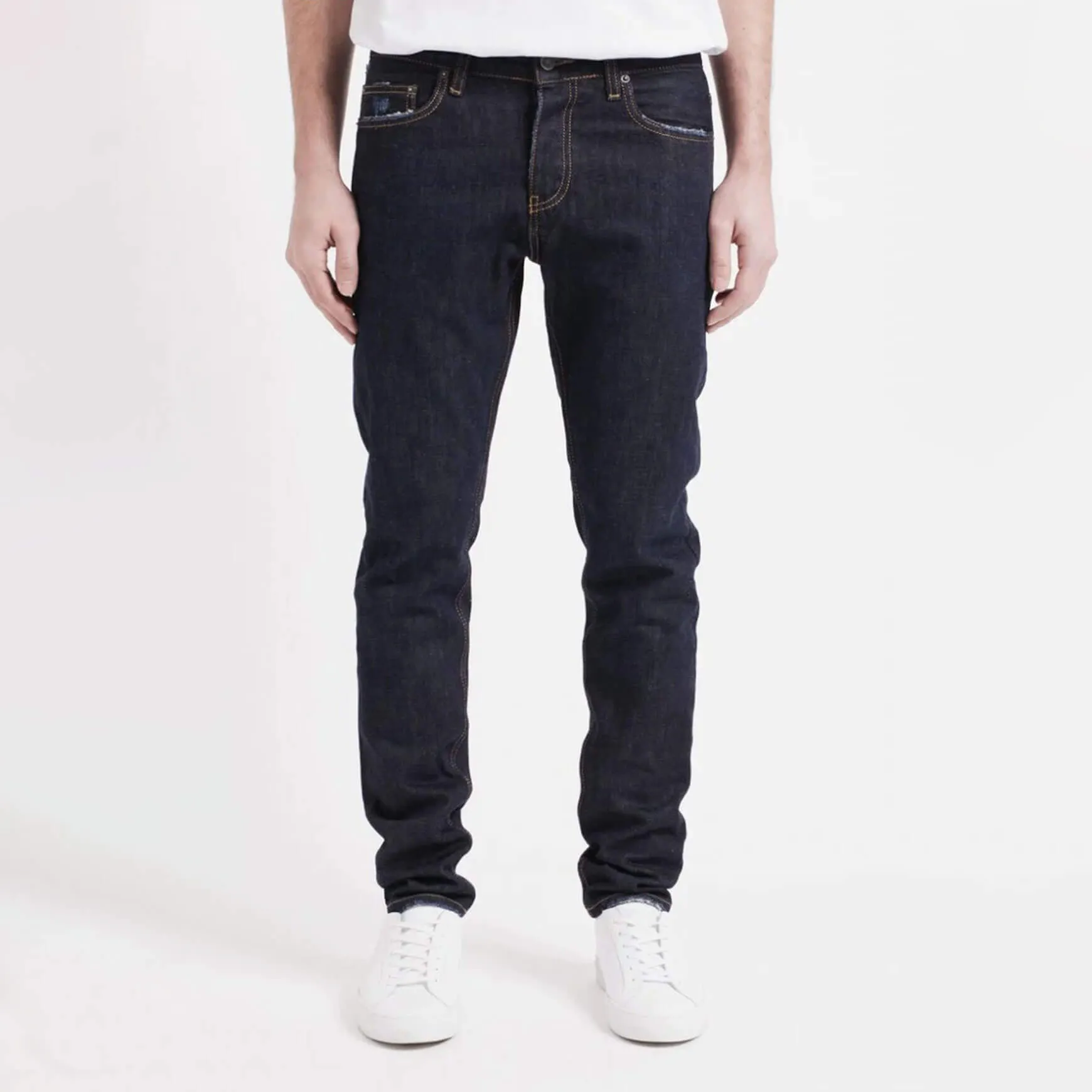 Tapered Selvedge Denim Dark Blue sold by Coutie product image thumbnail 2