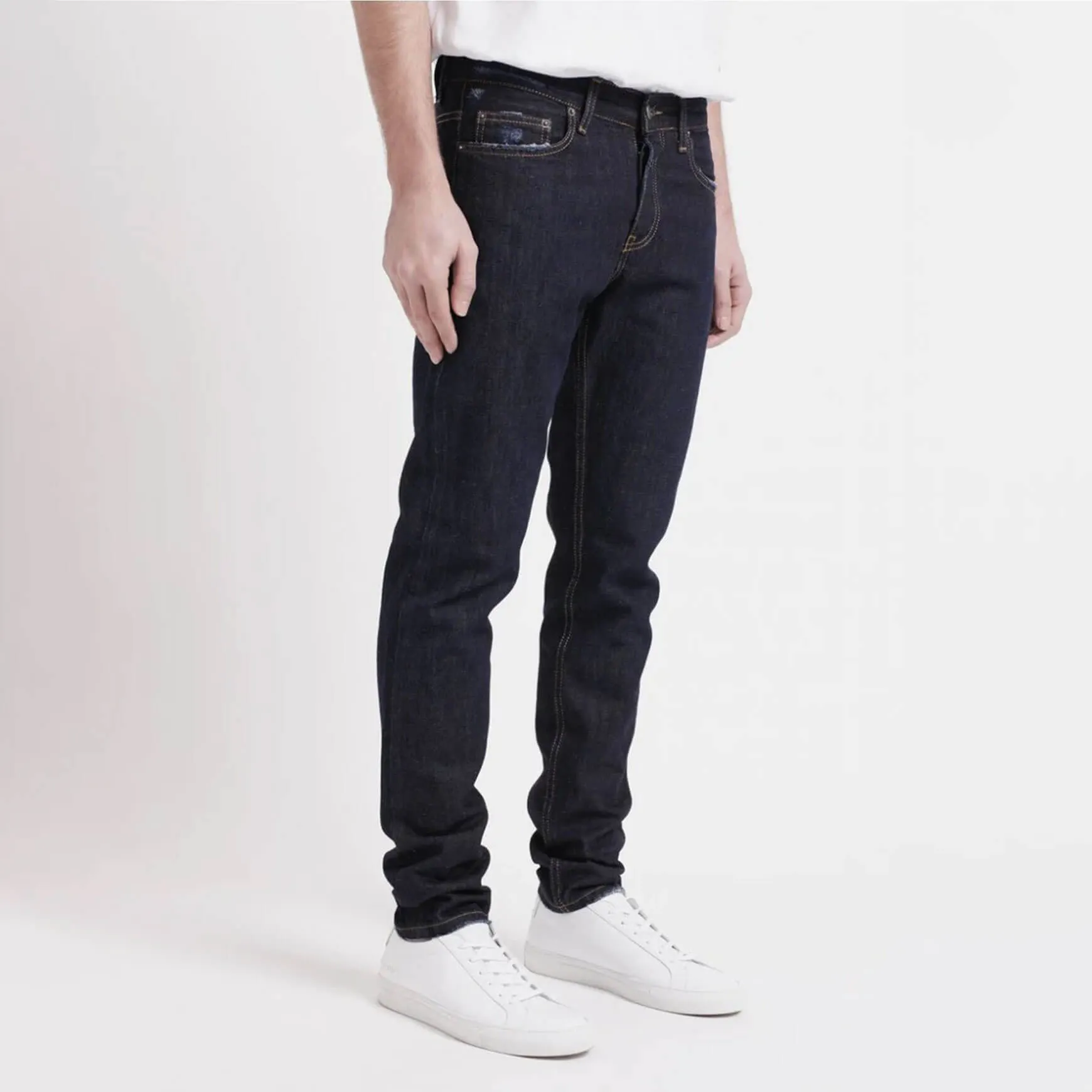Tapered Selvedge Denim Dark Blue sold by Coutie product image thumbnail 3