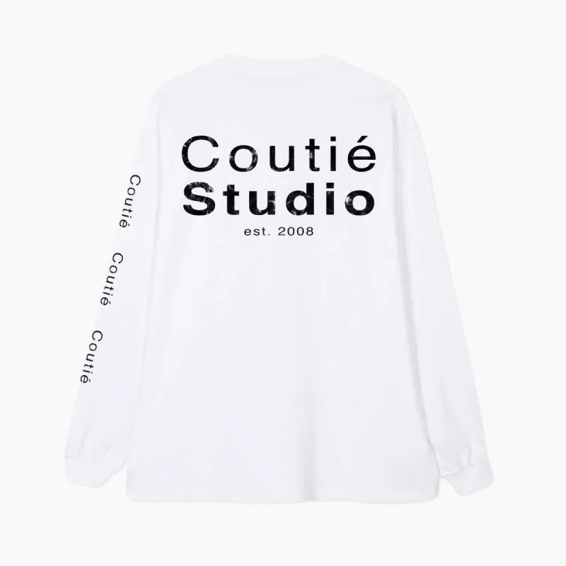 Broken Stamp Longsleeve White sold by Coutie