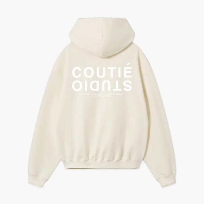 Studio Logo Hoodie Creme sold by Coutie