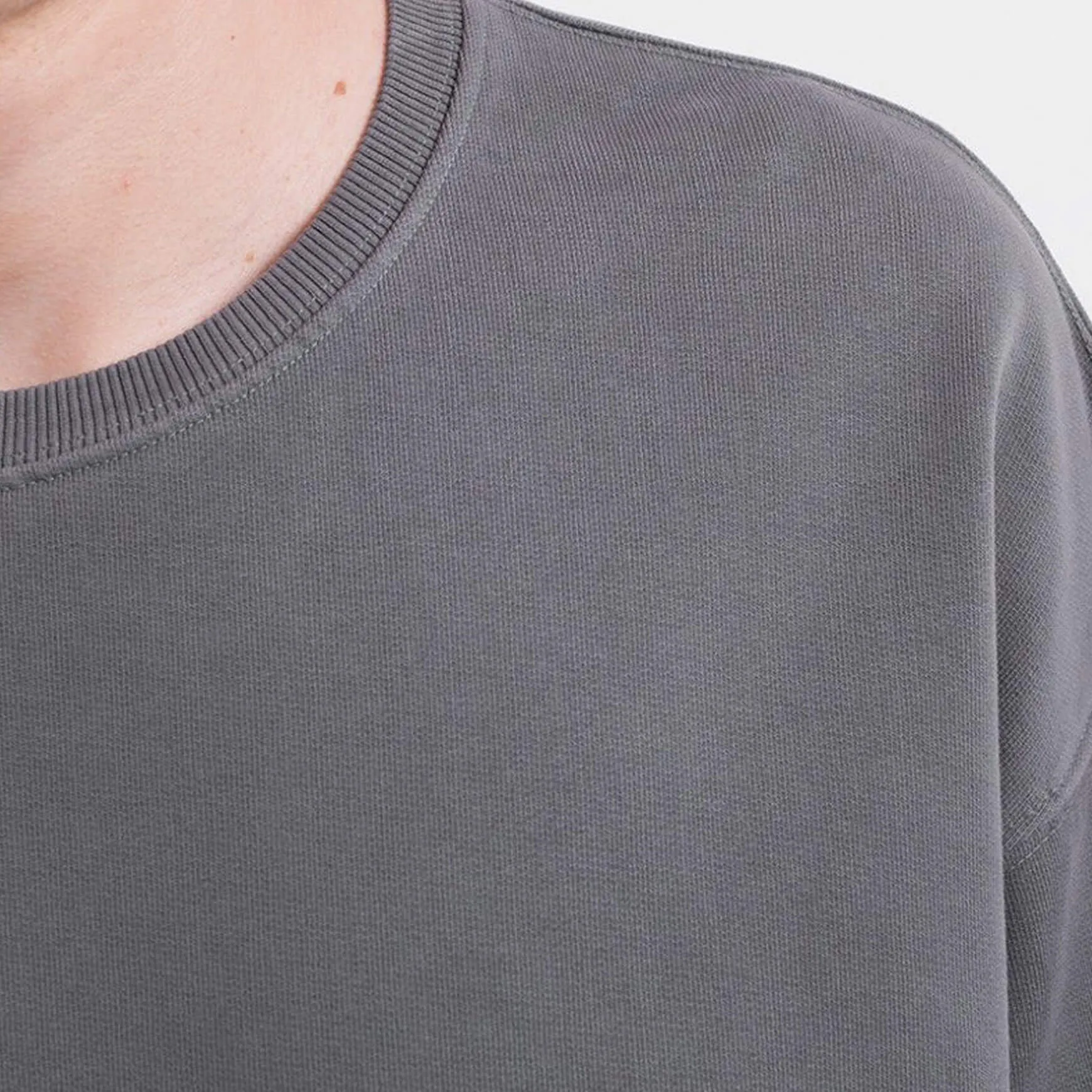 410GSM Crew Neck Sweatshirt Grey Wash sold by Coutie product image thumbnail 4