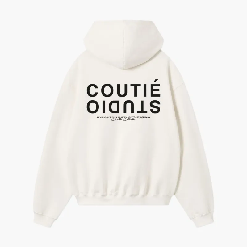 Studio Logo Hoodie Vintage White sold by Coutie