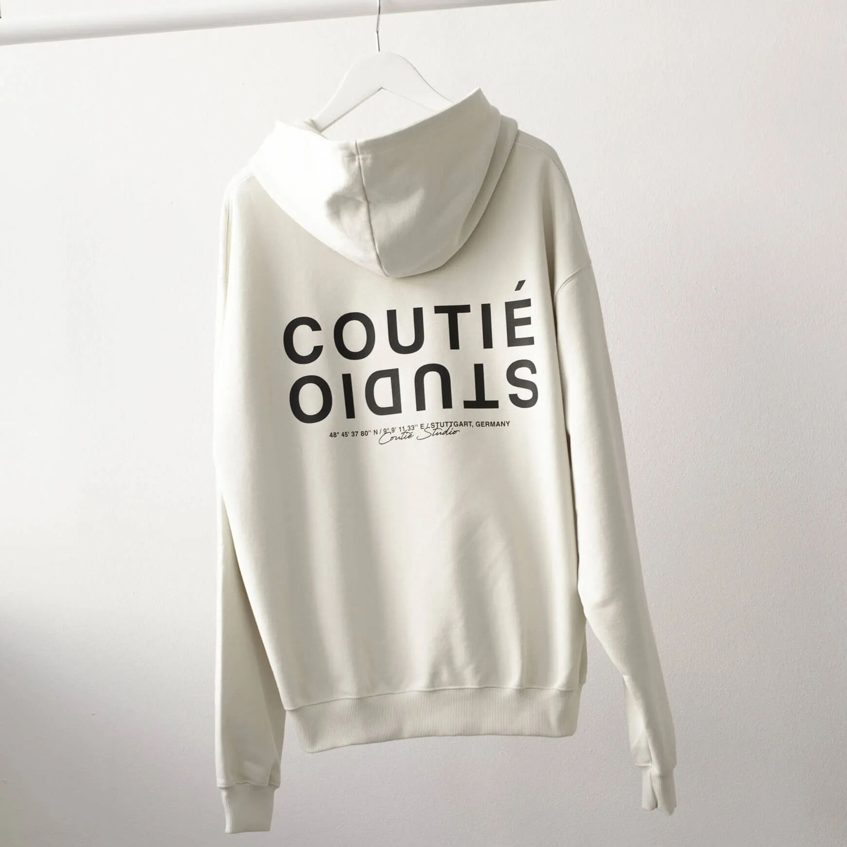 Studio Logo Hoodie Vintage White sold by Coutie product image thumbnail 4