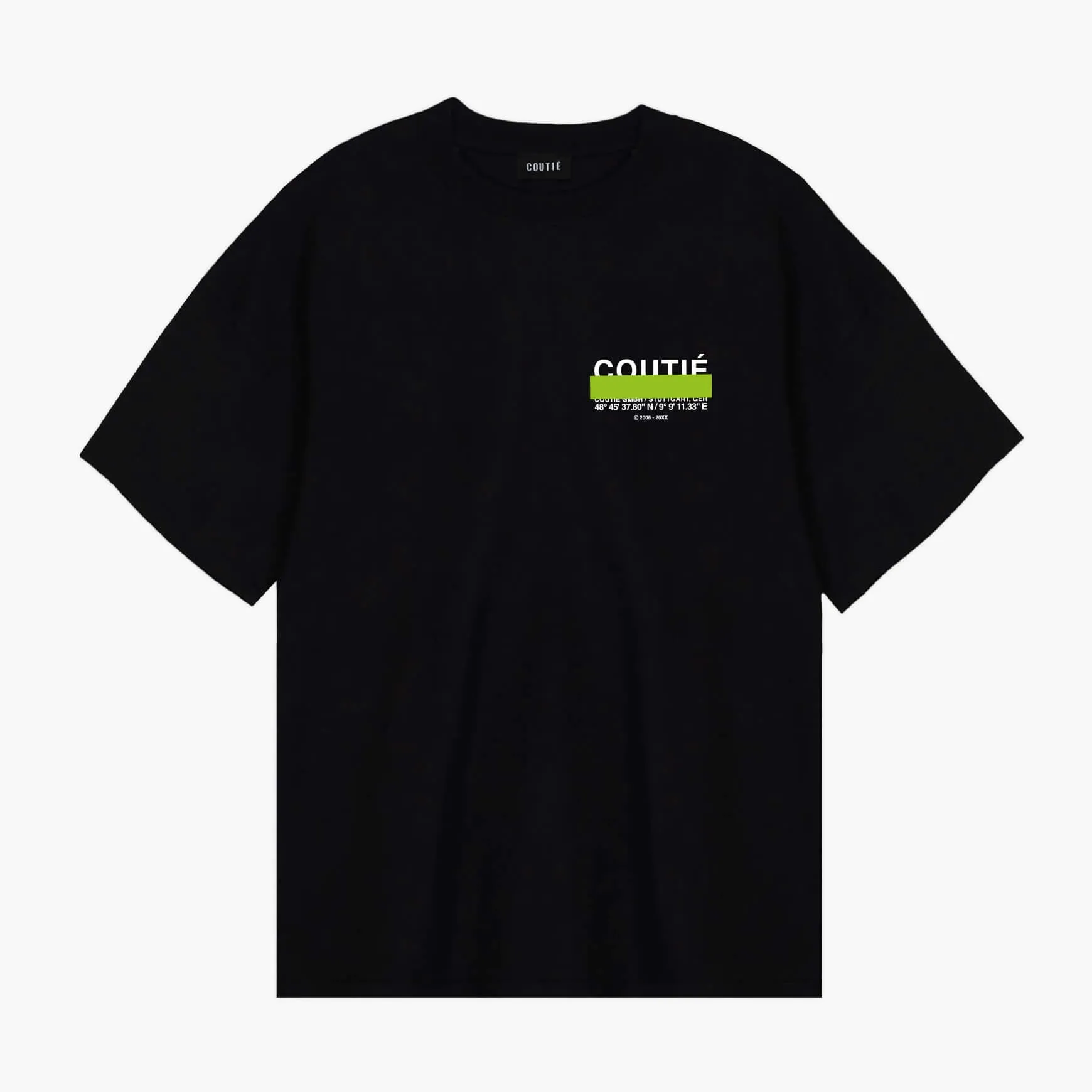 Studio Stripe Logo T-Shirt Black/Green sold by Coutie product image thumbnail 2