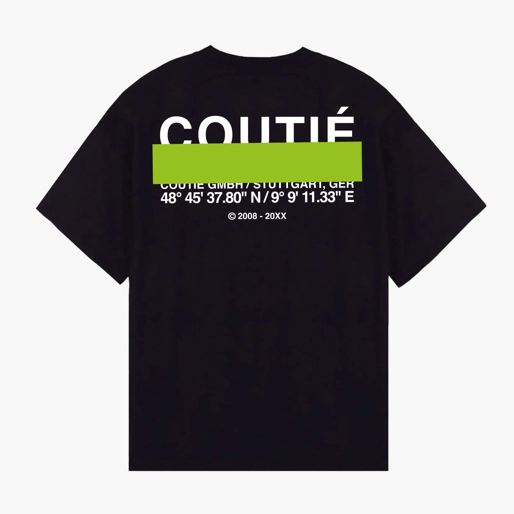 Studio Stripe Logo T-Shirt Black/Green sold by Coutie