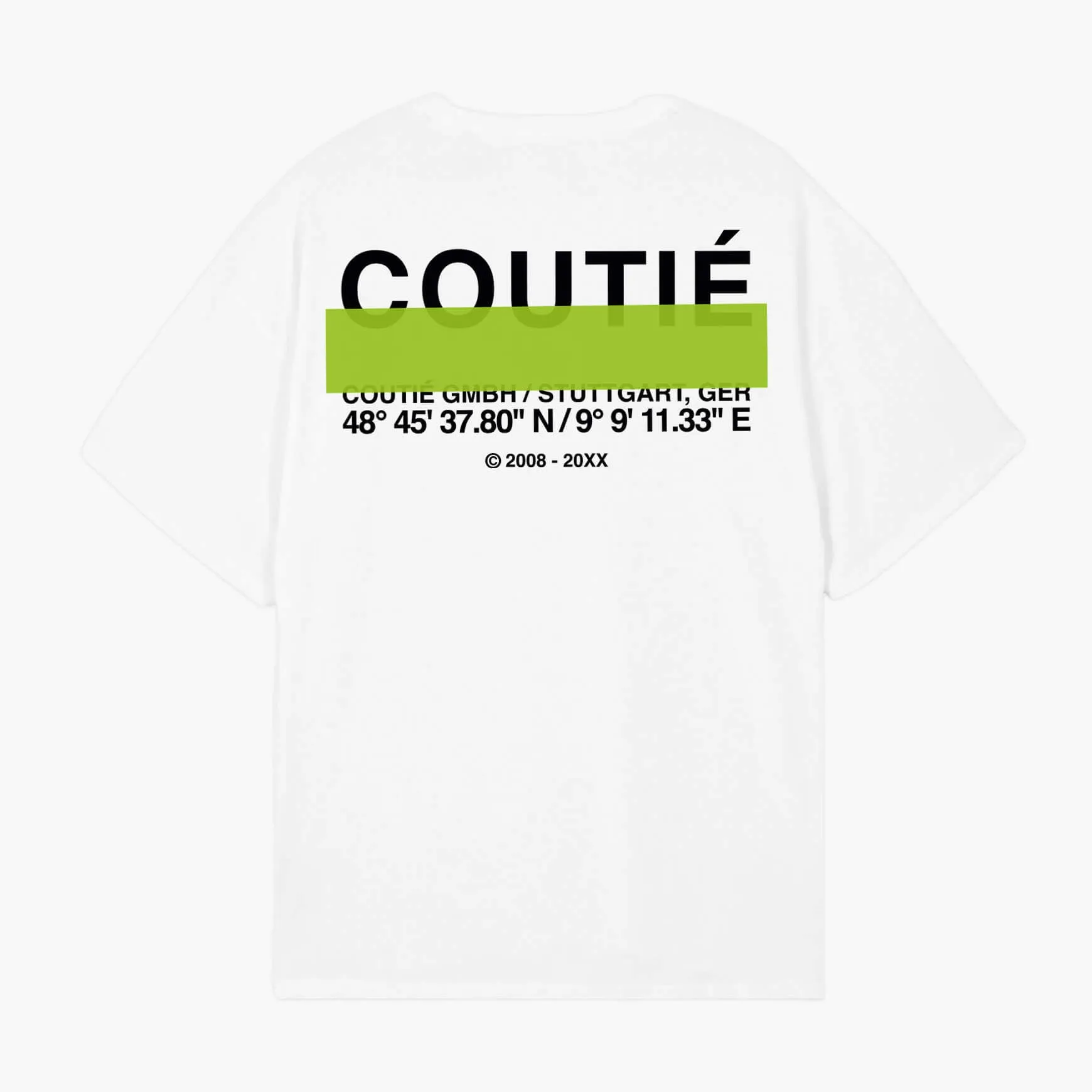 Studio Stripe Logo T-Shirt White/Green sold by Coutie