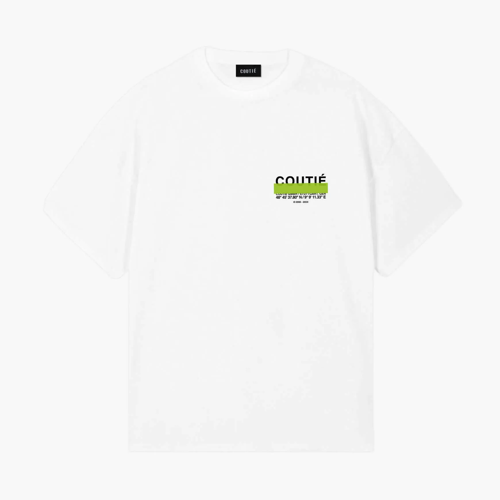 Studio Stripe Logo T-Shirt White/Green sold by Coutie product image thumbnail 2