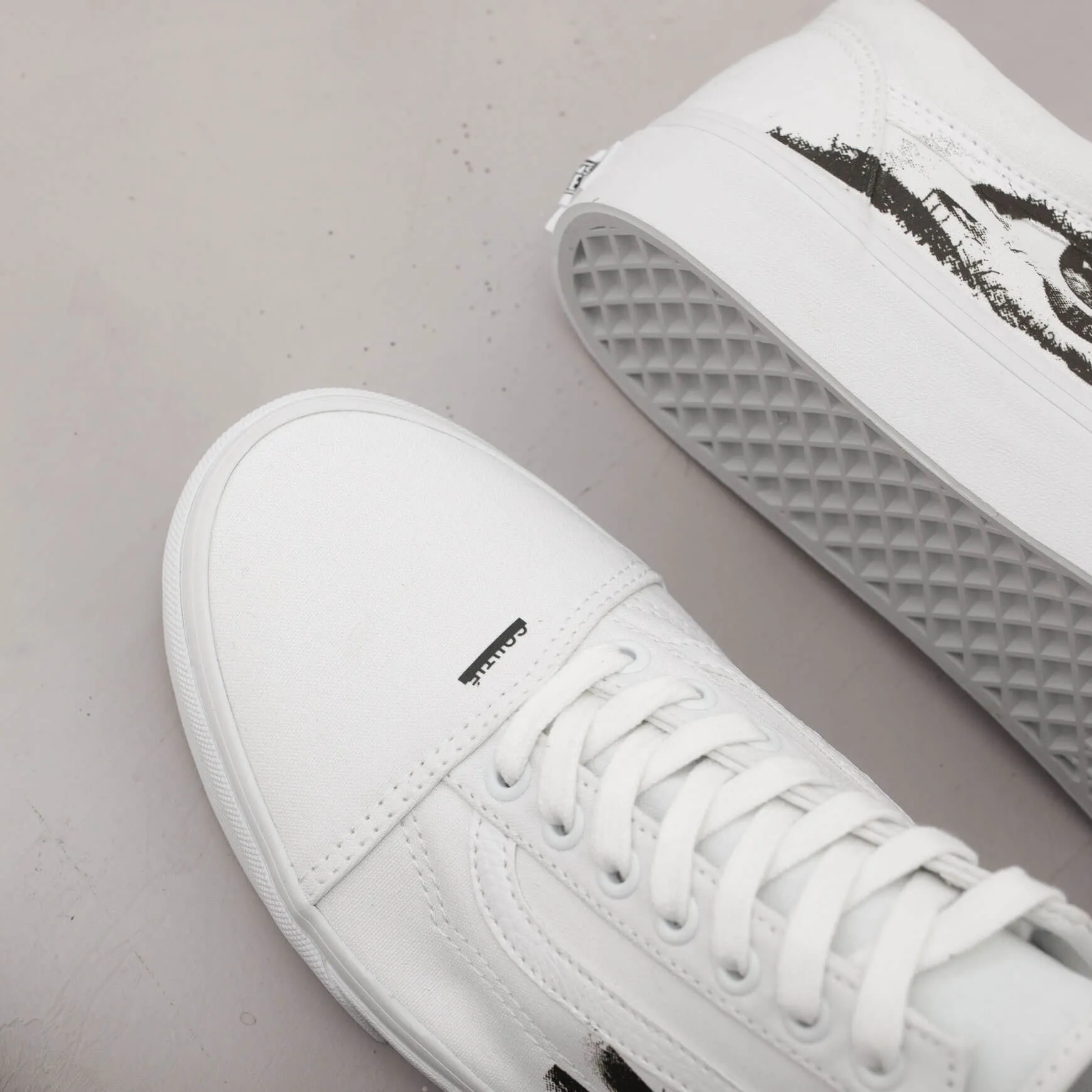 Vans Old Skool "In Another's Eyes" White Custom sold by Coutie product image thumbnail 4