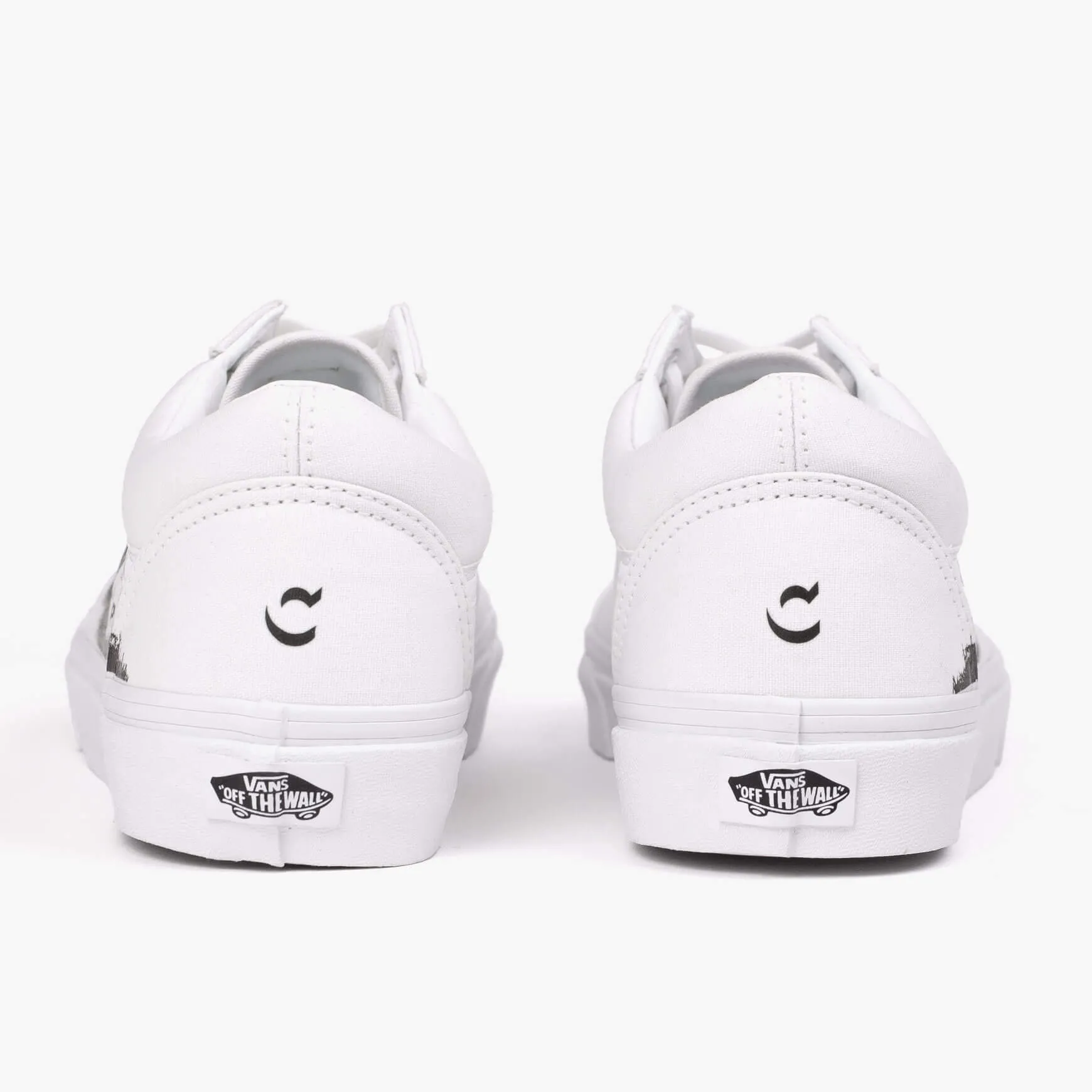 Vans Old Skool "In Another's Eyes" White Custom sold by Coutie product image thumbnail 5