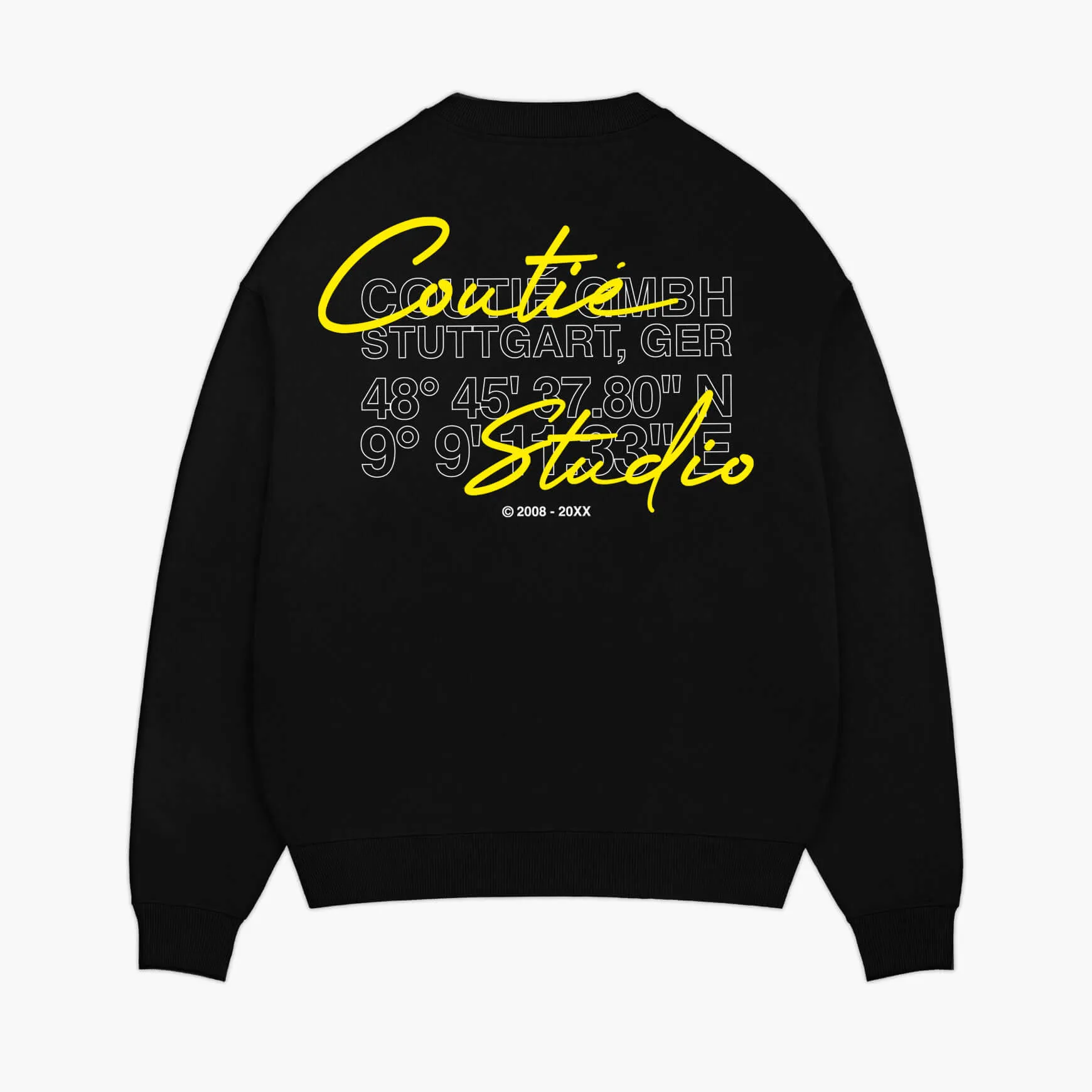 Cursiv Logo Sweatshirt Black sold by Coutie