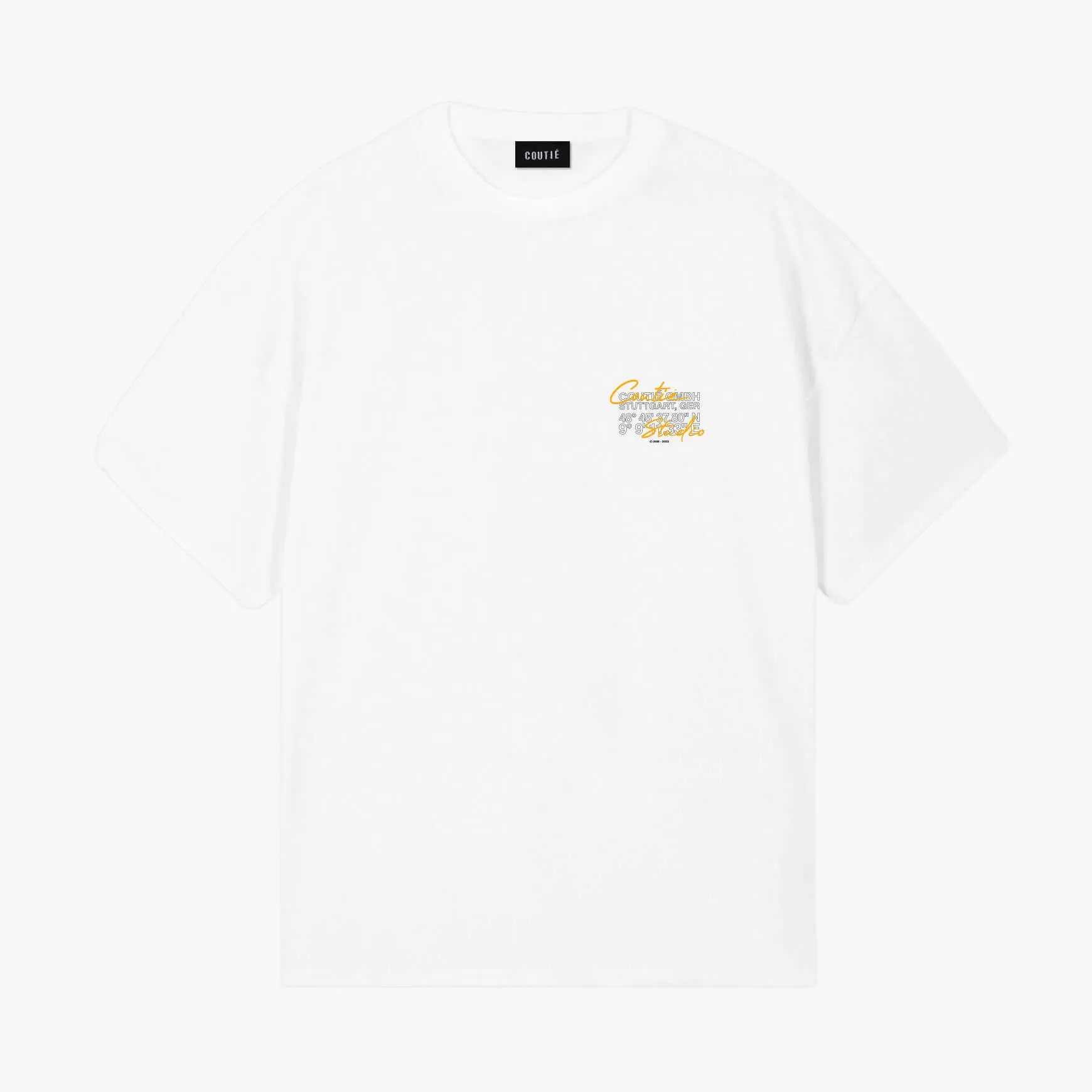 Cursiv Logo T-Shirt White sold by Coutie product image thumbnail 2