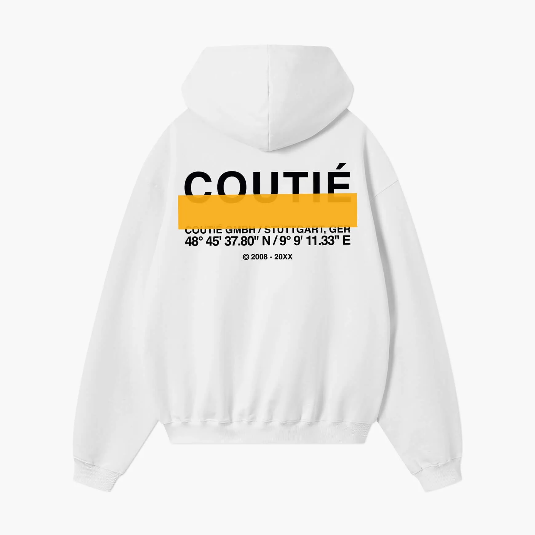 Studio Stripe Logo Hoodie White sold by Coutie