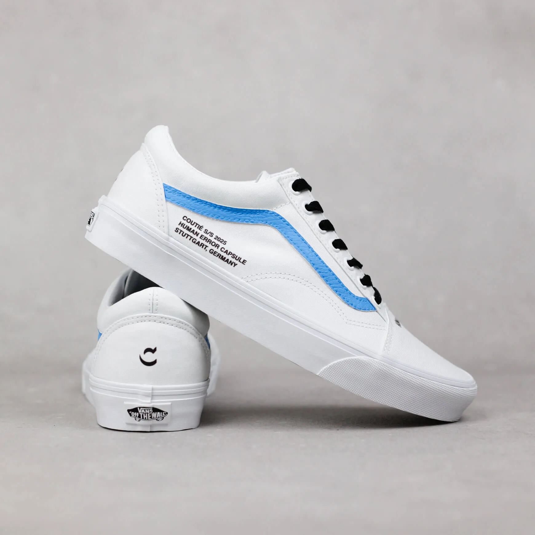 Vans Old Skool "Human Error" Blue Custom sold by Coutie product image thumbnail 2