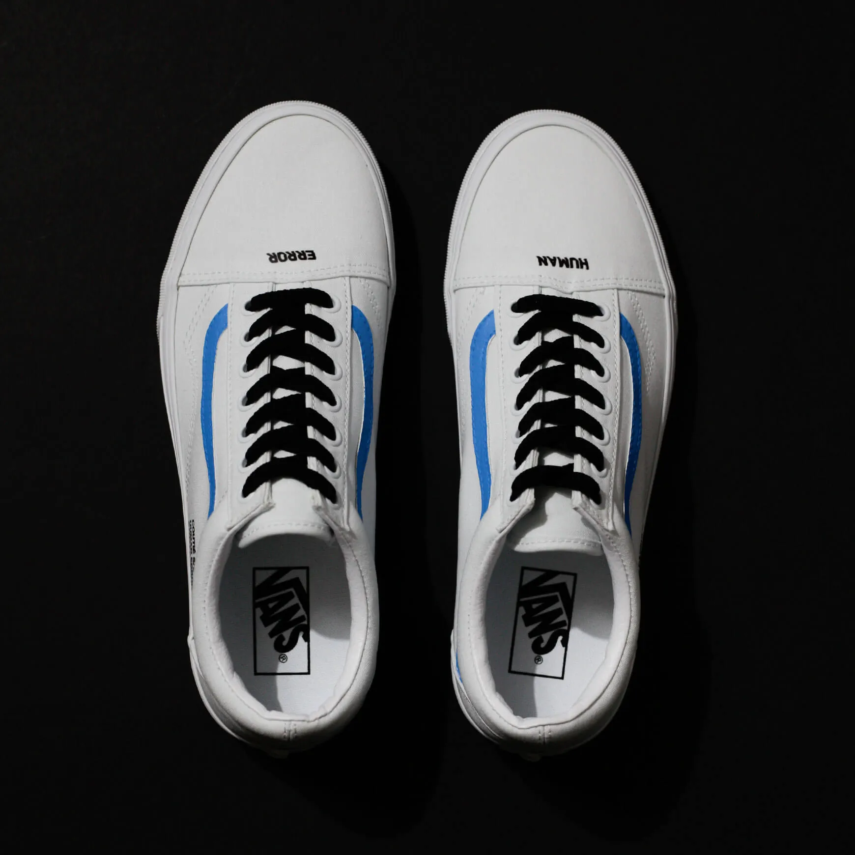 Vans Old Skool "Human Error" Blue Custom sold by Coutie product image thumbnail 5