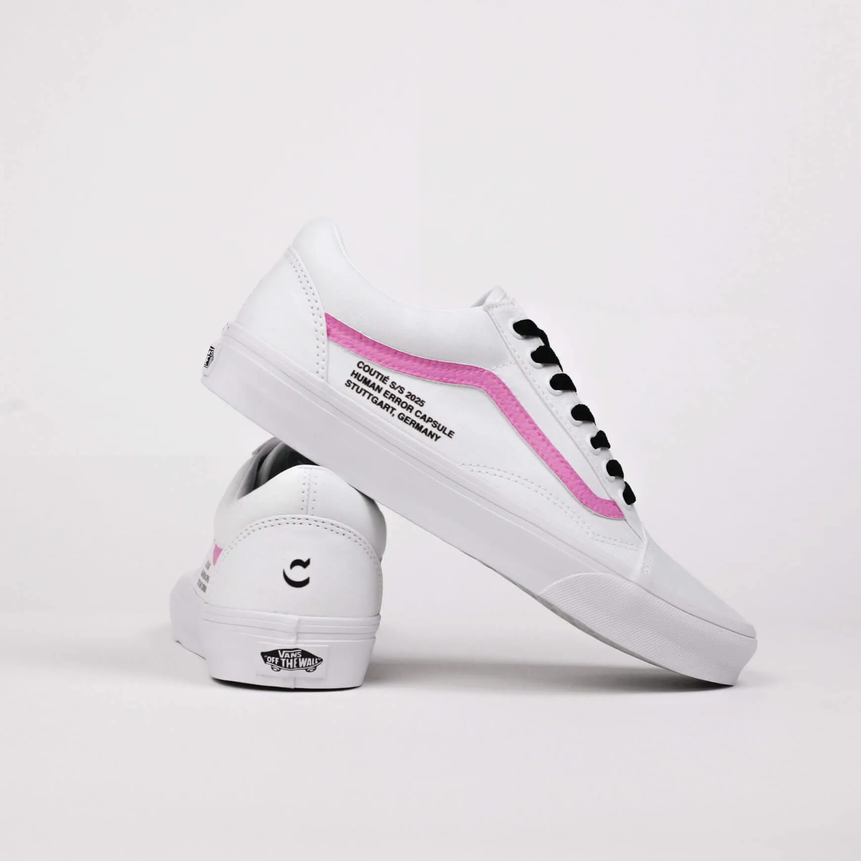 Vans Old Skool "Human Error" Magenta Custom sold by Coutie product image thumbnail 4