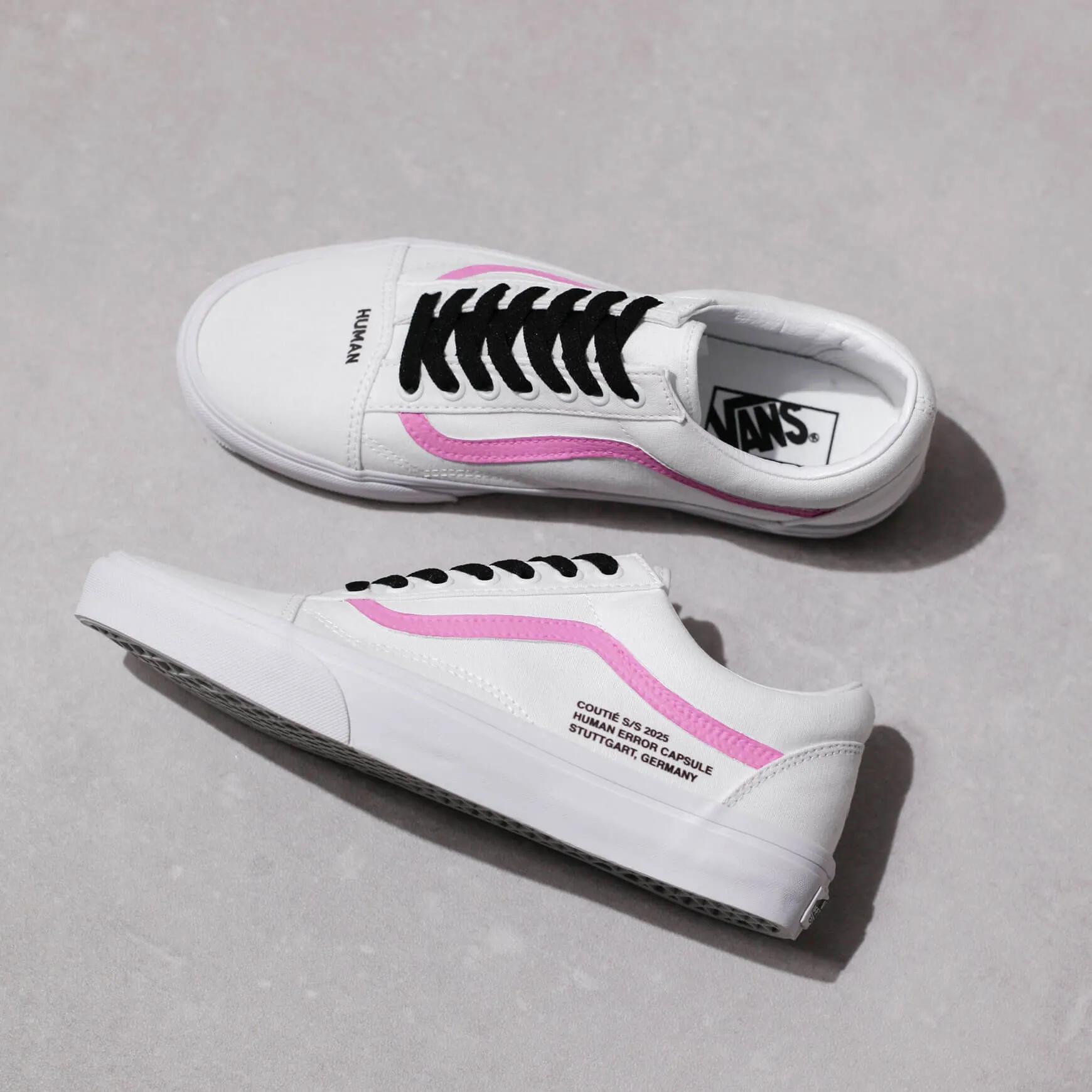 Vans Old Skool "Human Error" Magenta Custom sold by Coutie product image thumbnail 2