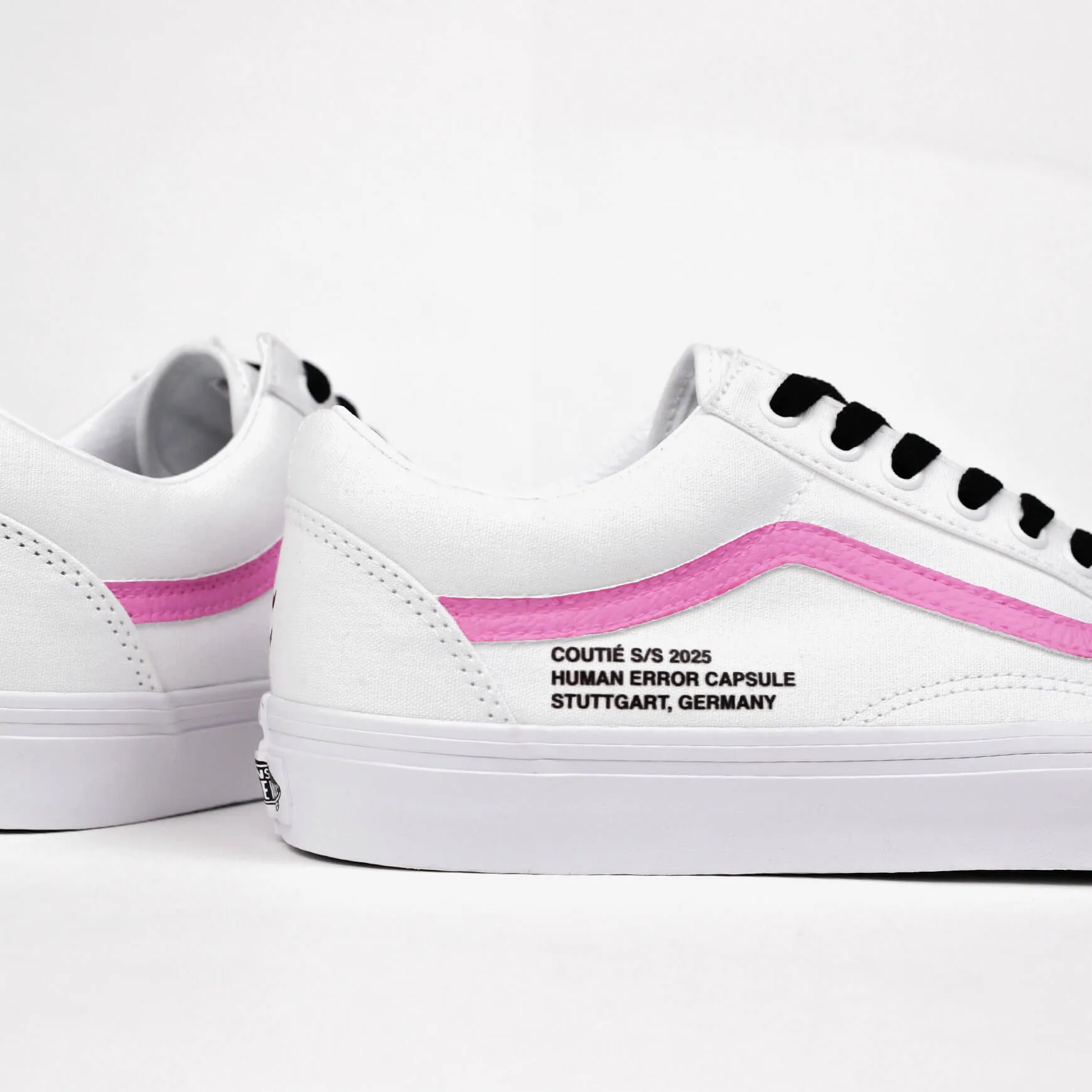 Vans Old Skool "Human Error" Magenta Custom sold by Coutie product image thumbnail 5