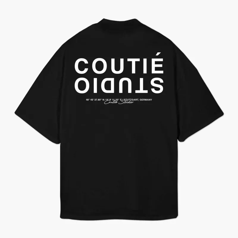 Studio Logo Big T-Shirt Black sold by Coutie