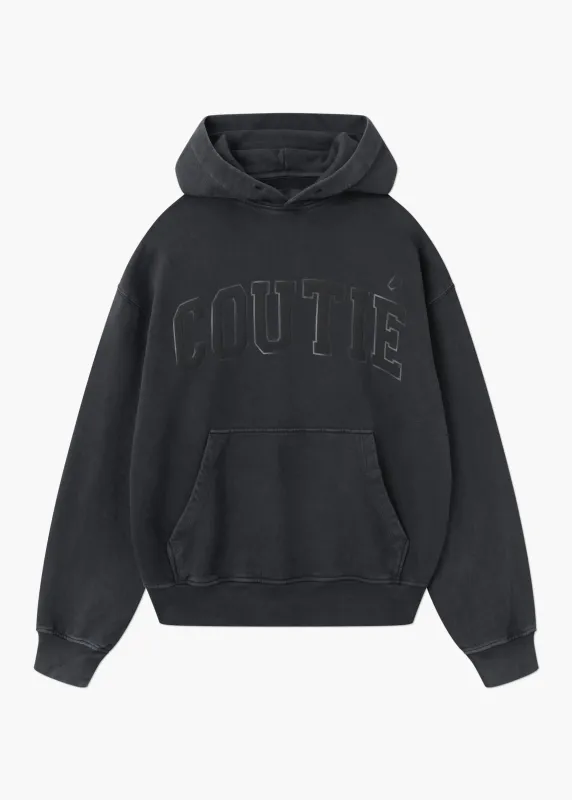 College Hoodie Black/Black made by Coutie