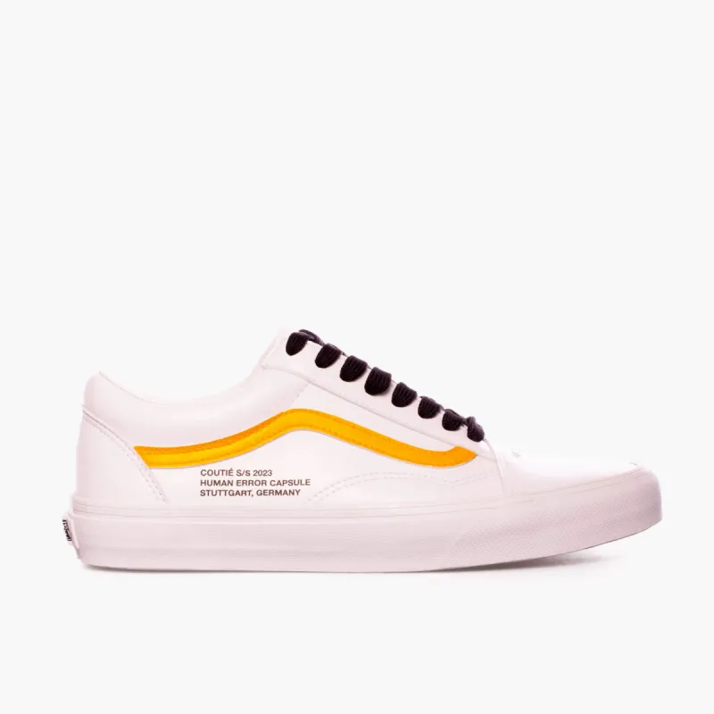 Vans Old Skool Leather "Human Error" Custom sold by Coutie