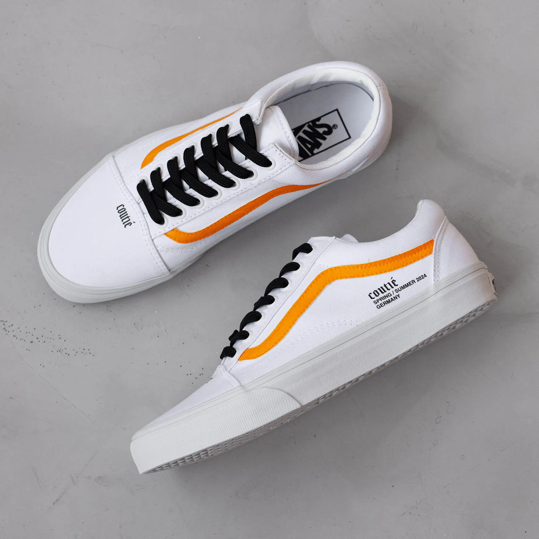 Vans Old Skool "Old C Logo" #3 White Custom sold by Coutie product image thumbnail 2