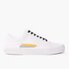 Vans Old Skool "Stripe Logo" White Custom sold by Coutie