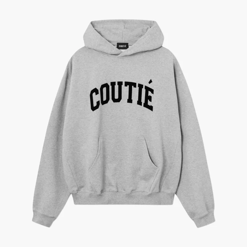 College Hoodie Grey Melange sold by Coutie