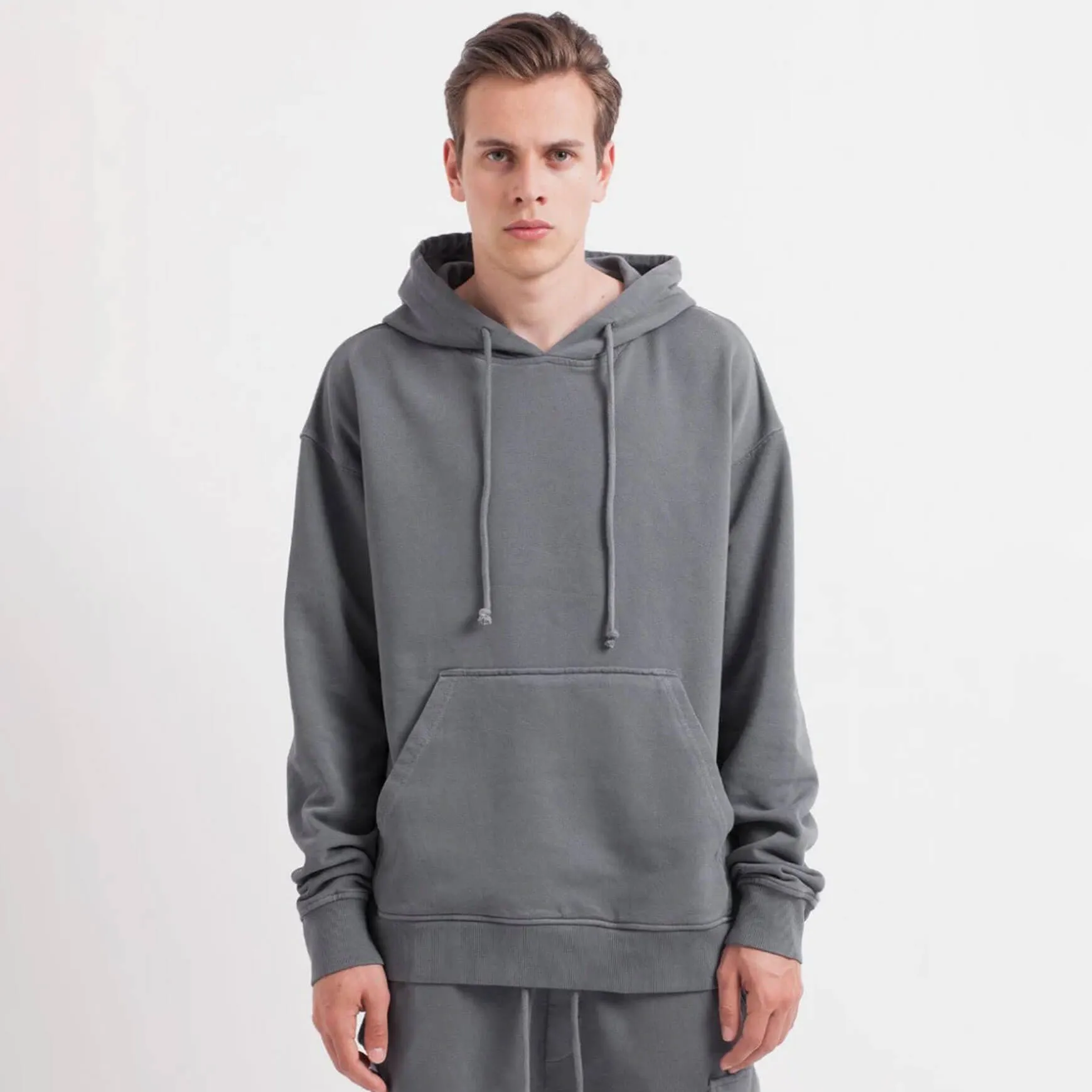 410GSM Hooded Sweatshirt Grey Wash sold by Coutie product image thumbnail 2