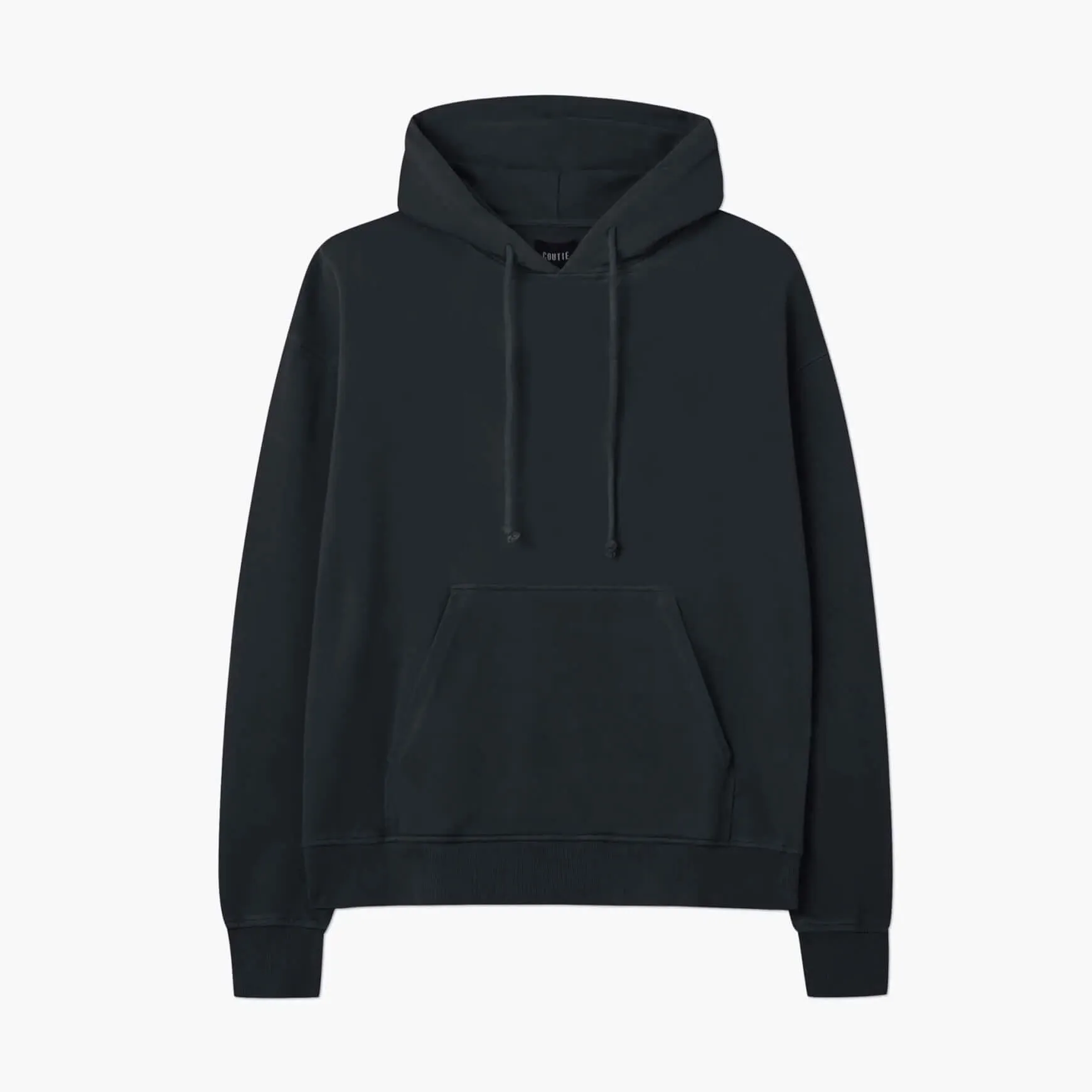 410GSM Hooded Sweatshirt Black Wash sold by Coutie