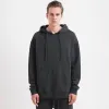 410GSM Hooded Sweatshirt Black Wash sold by Coutie