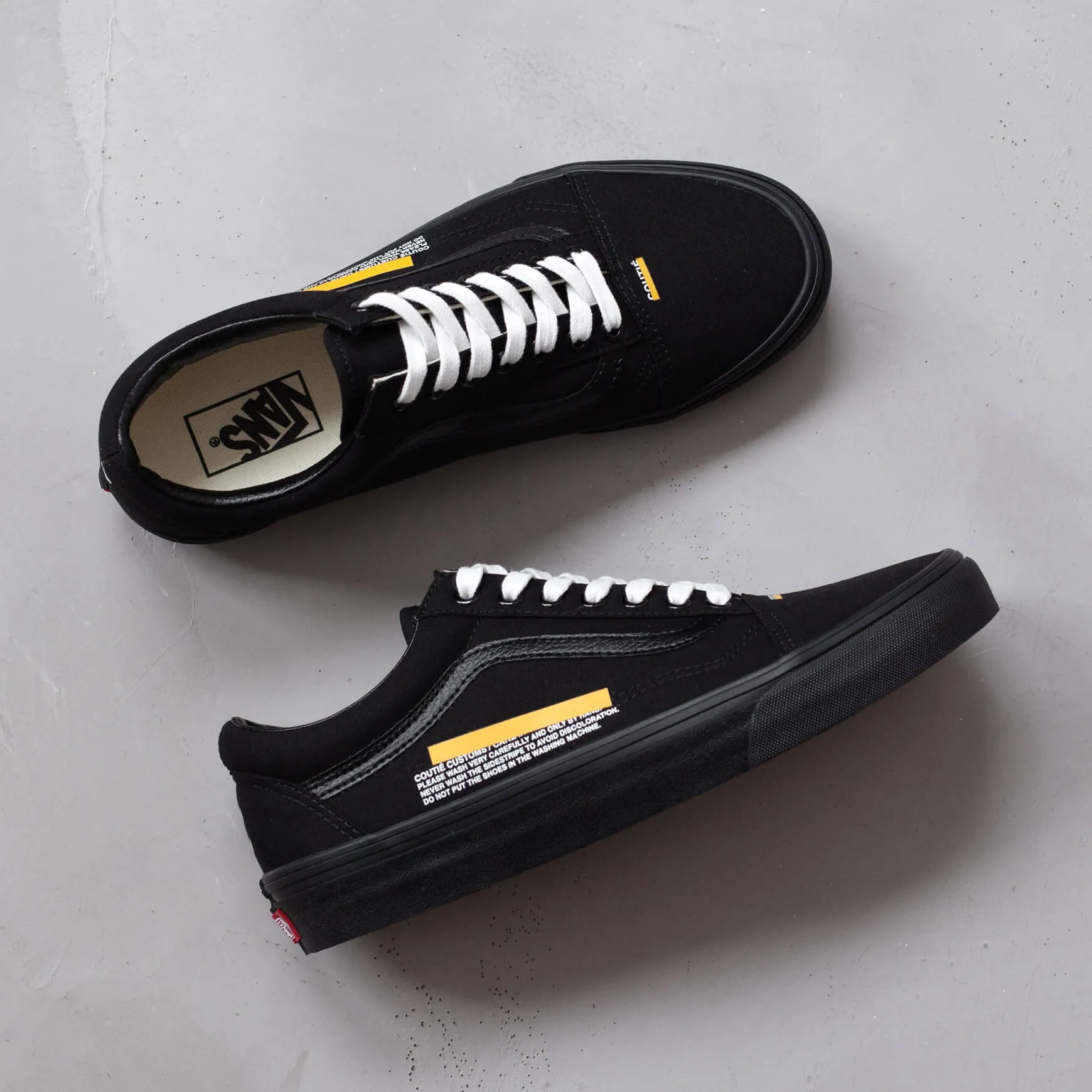 Vans Old Skool "Stripe Logo" Black Custom sold by Coutie product image thumbnail 2