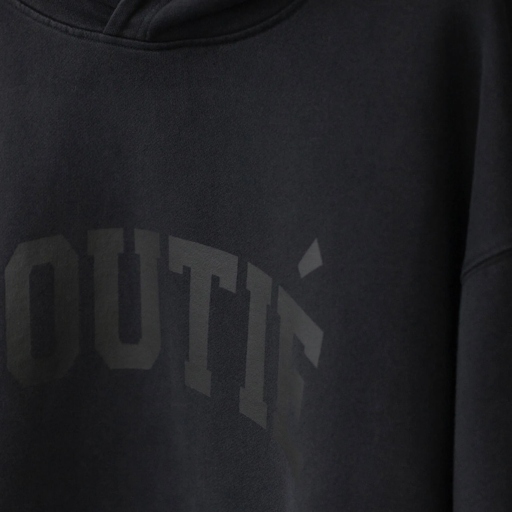 College Logo Hoodie Black Wash sold by Coutie product image thumbnail 4