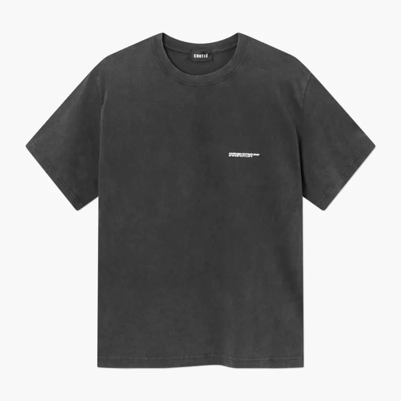 Regular Fit Geo Logo T-Shirt Black Wash sold by Coutie