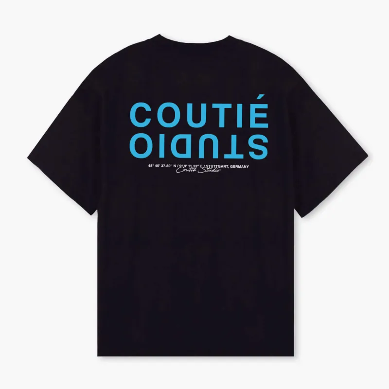 Studio Logo T-Shirt Black/Blue sold by Coutie
