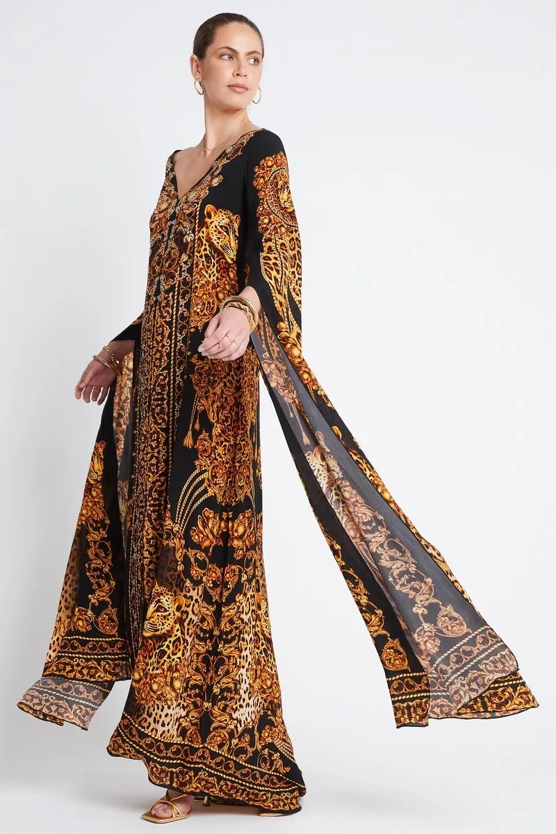 GOLDEN LADY MAXI DRESS W LONG SLEEVES sold by Czarina product image thumbnail 3