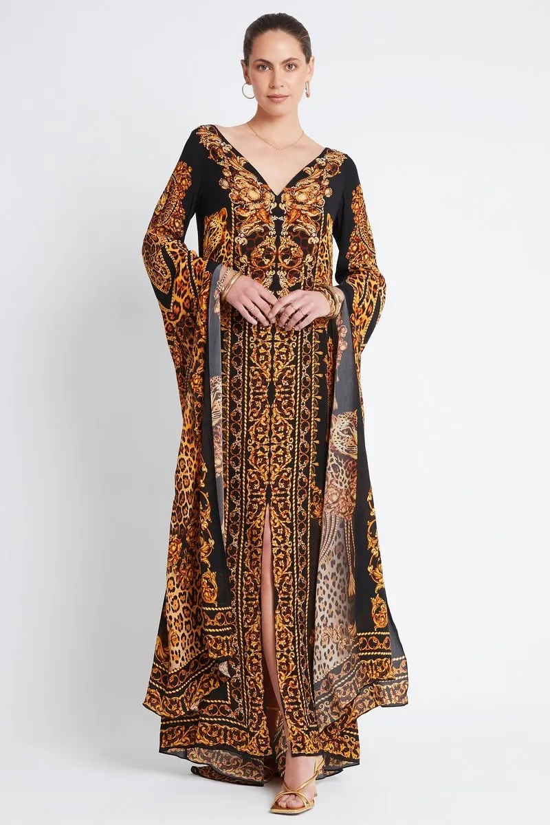 GOLDEN LADY MAXI DRESS W LONG SLEEVES sold by Czarina product image thumbnail 2