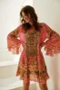 PINK LEOPARD FRILL DRESS sold by Czarina