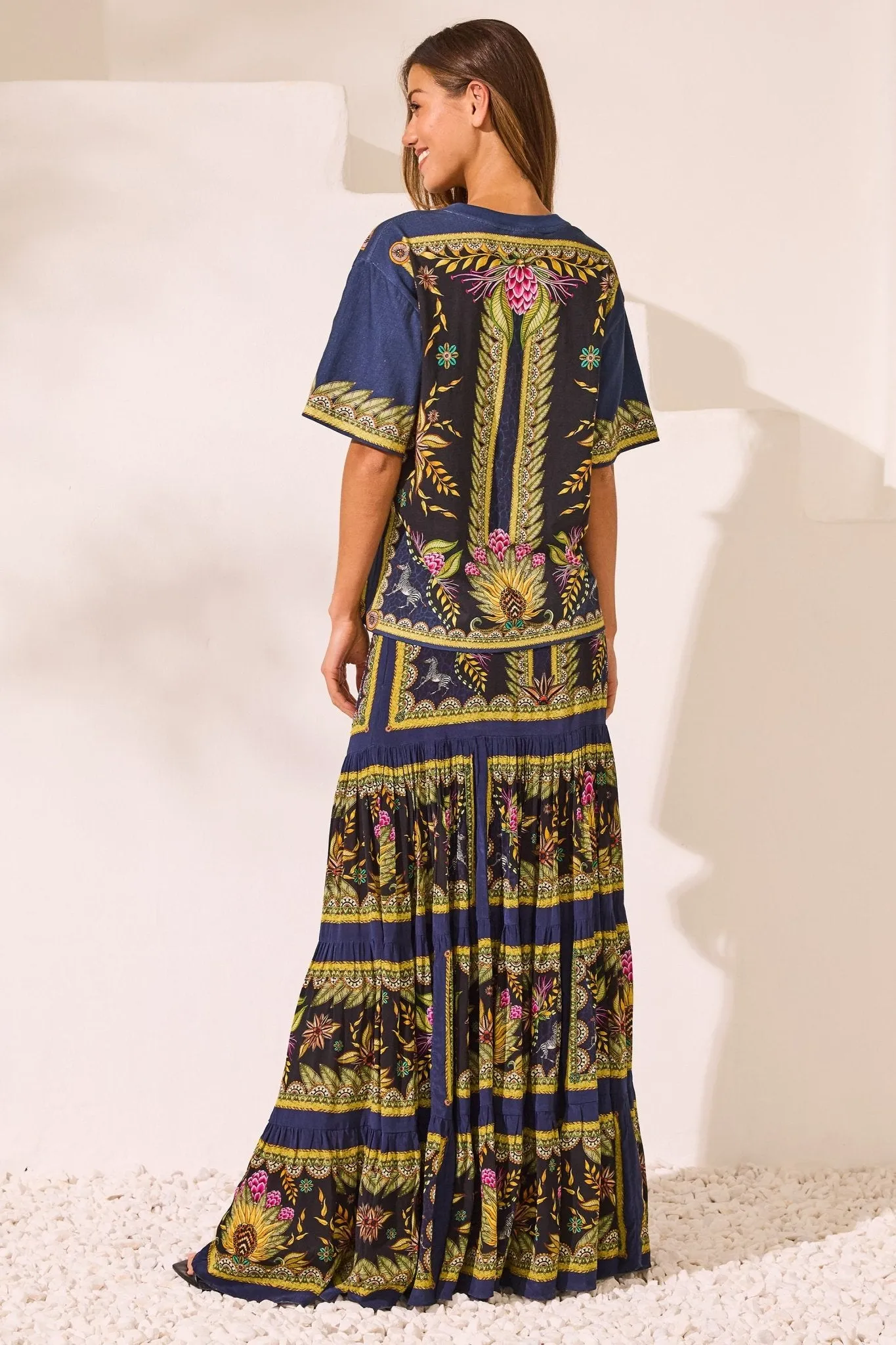 Queen Of Savannah Maxi Skirt w Side Slit sold by Czarina product image thumbnail 4