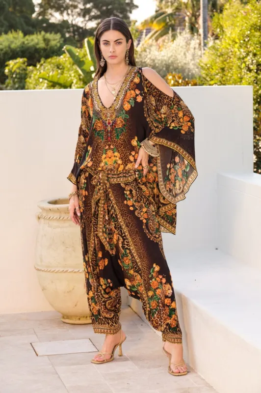 BLACK LEOPARDESS HAREM PANTS sold by Czarina