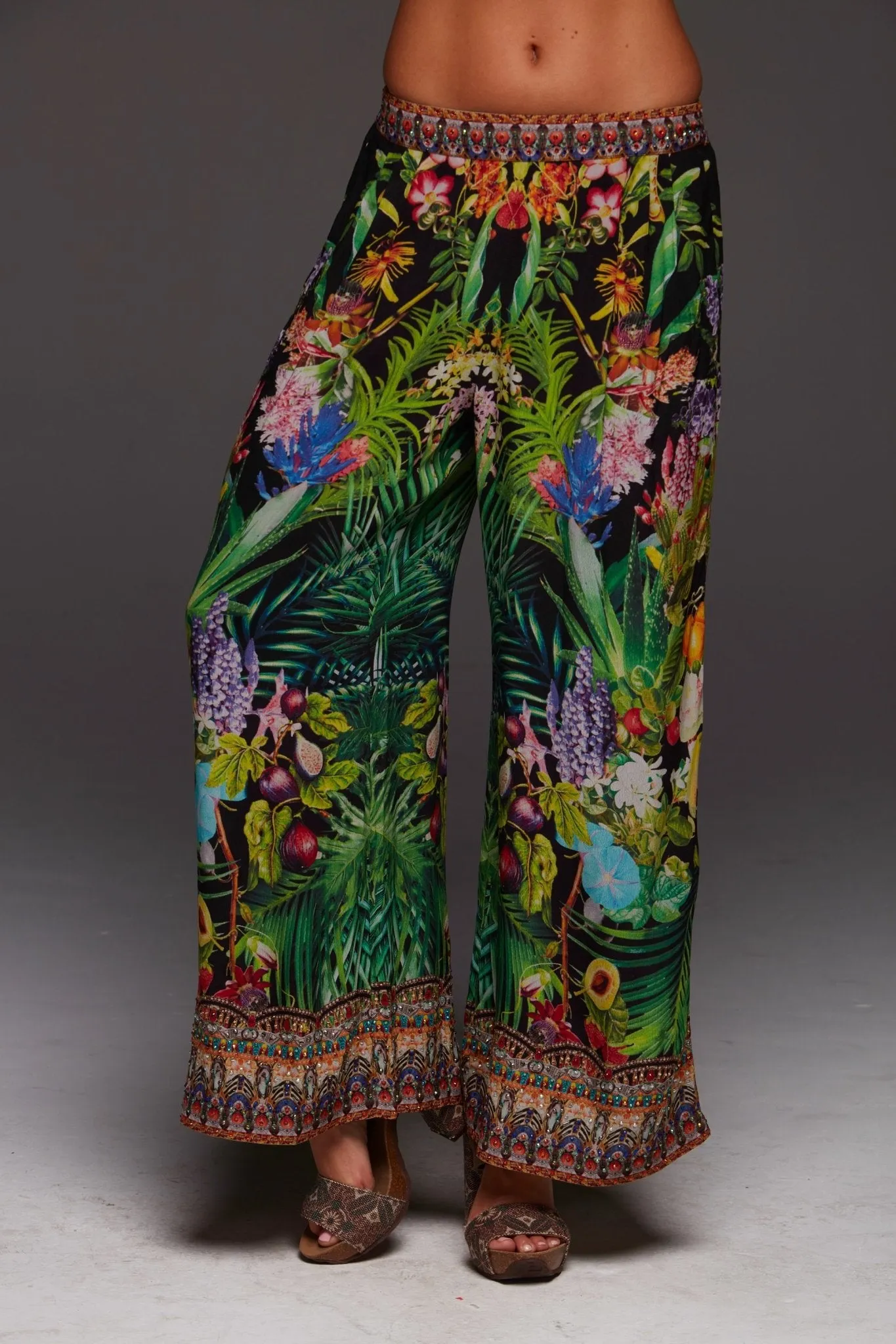 Tropical Love Palazzo Pants sold by Czarina product image thumbnail 2