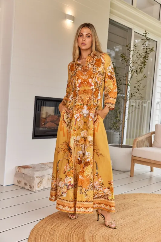 YOU ARE MY SUNSHINE LINEN DRESS sold by Czarina