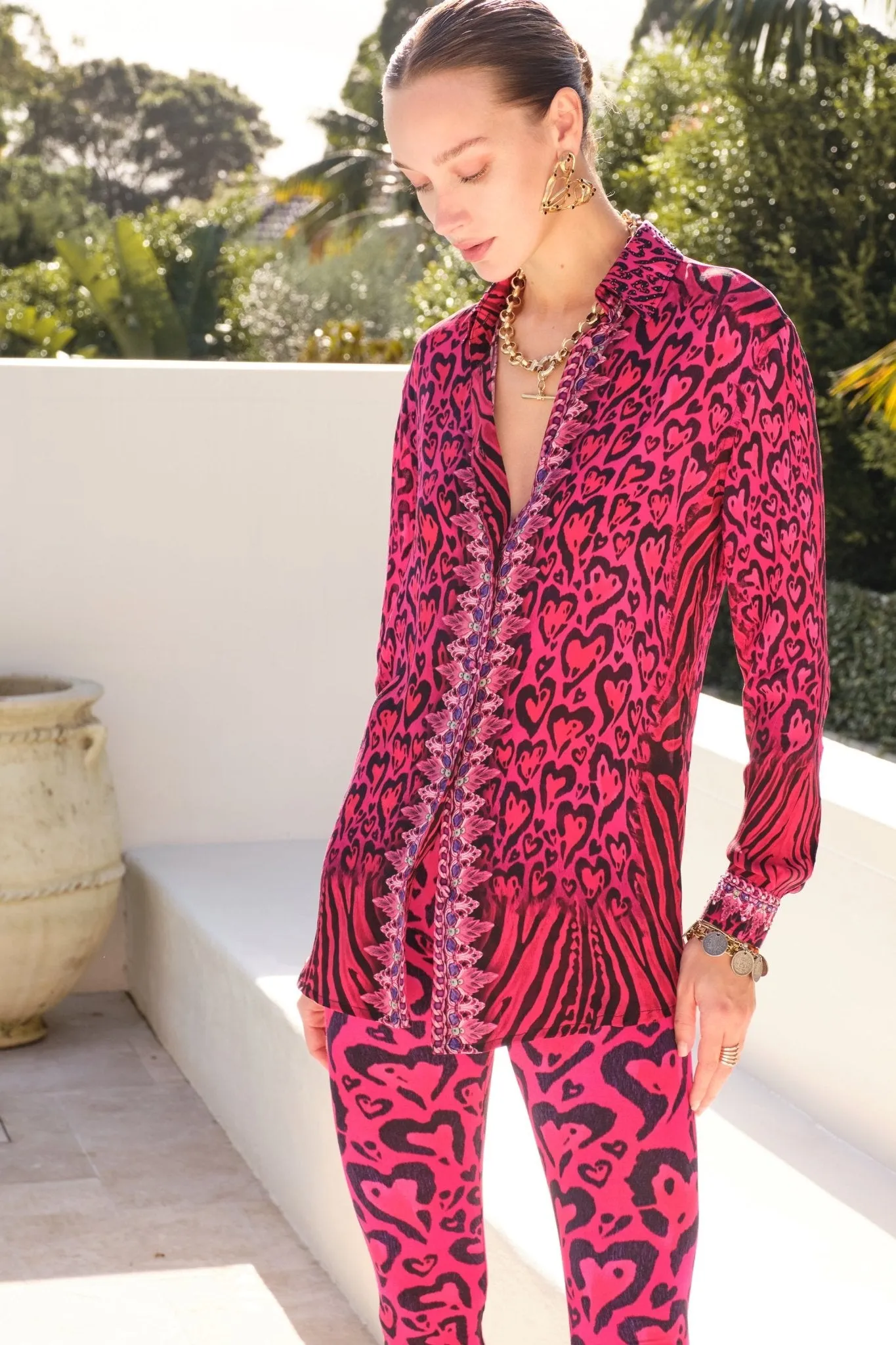 HEARTS FOREVER WOMEN'S SHIRT sold by Czarina product image thumbnail 2