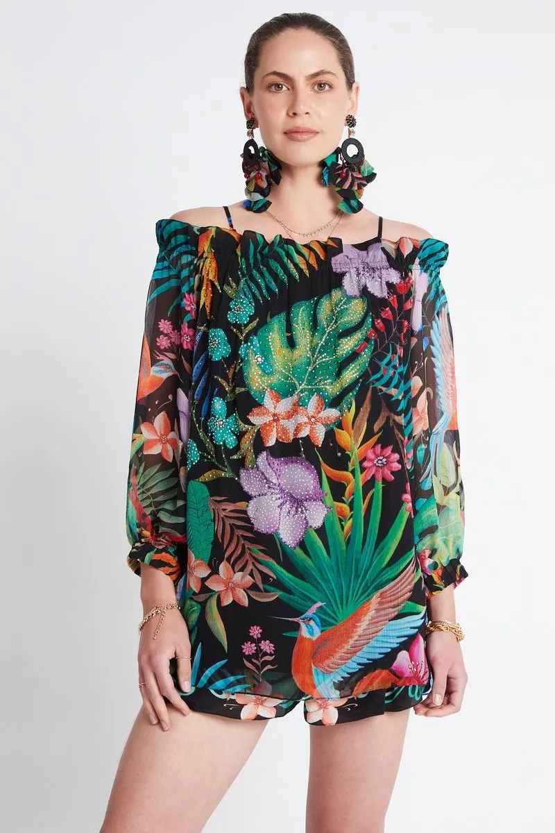 A NIGHT IN RIO OFF SHOULDER TOP sold by Czarina product image thumbnail 2