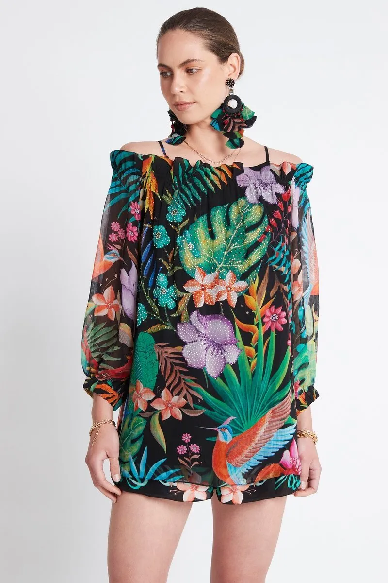 A NIGHT IN RIO OFF SHOULDER TOP sold by Czarina product image thumbnail 3