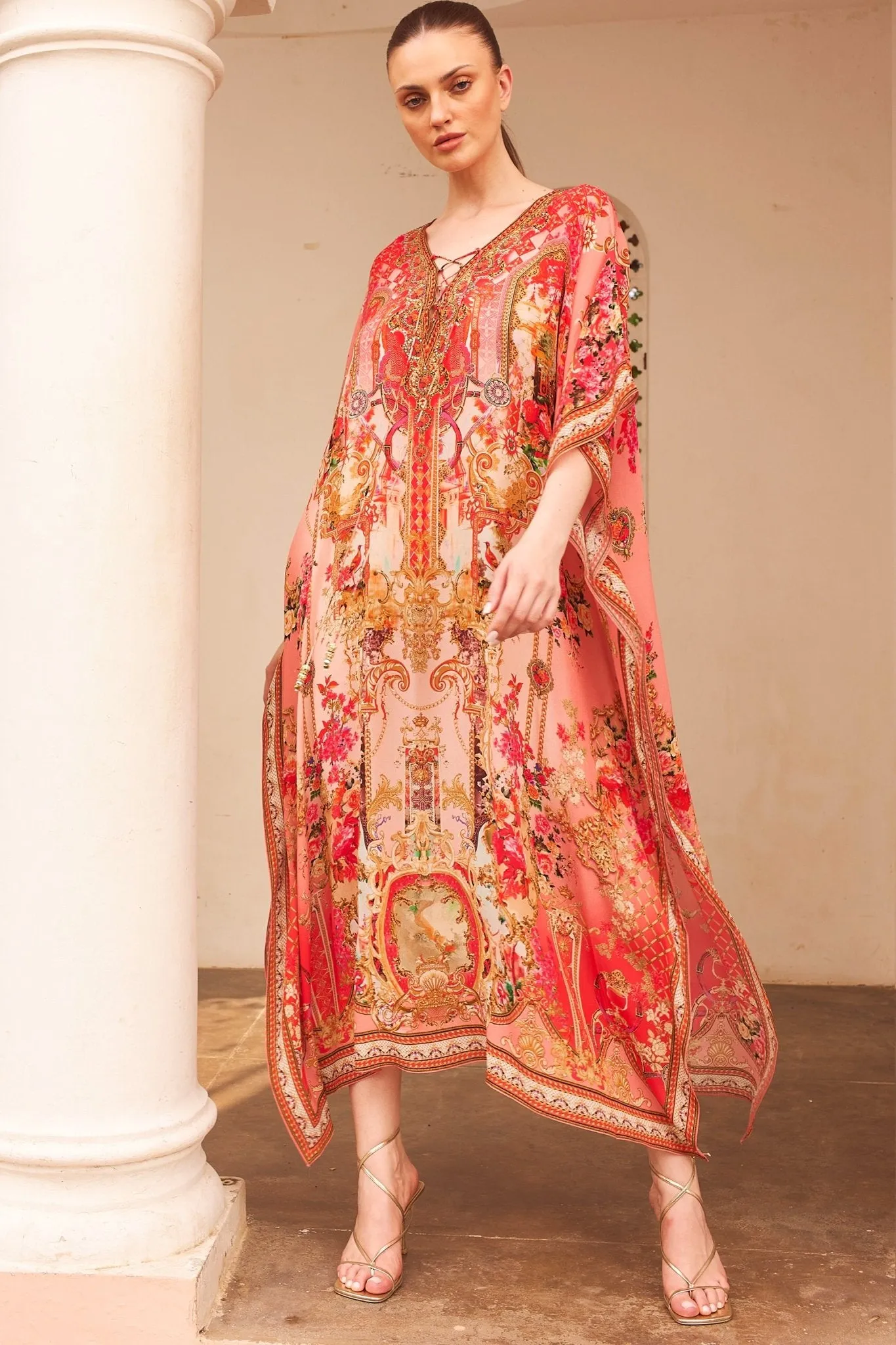 PINK CASTLE MEDIUM KAFTAN sold by Czarina