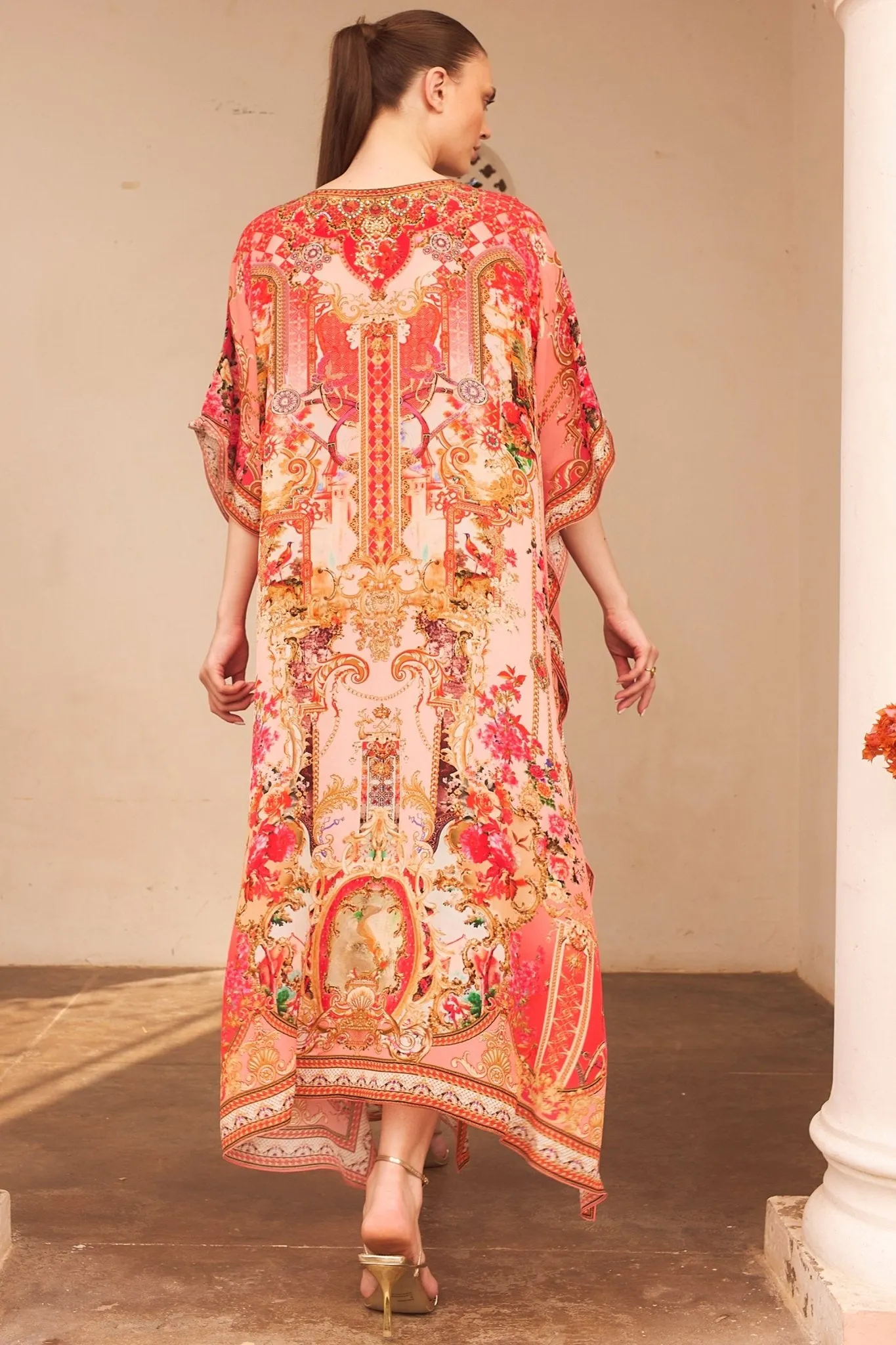 PINK CASTLE MEDIUM KAFTAN sold by Czarina product image thumbnail 5