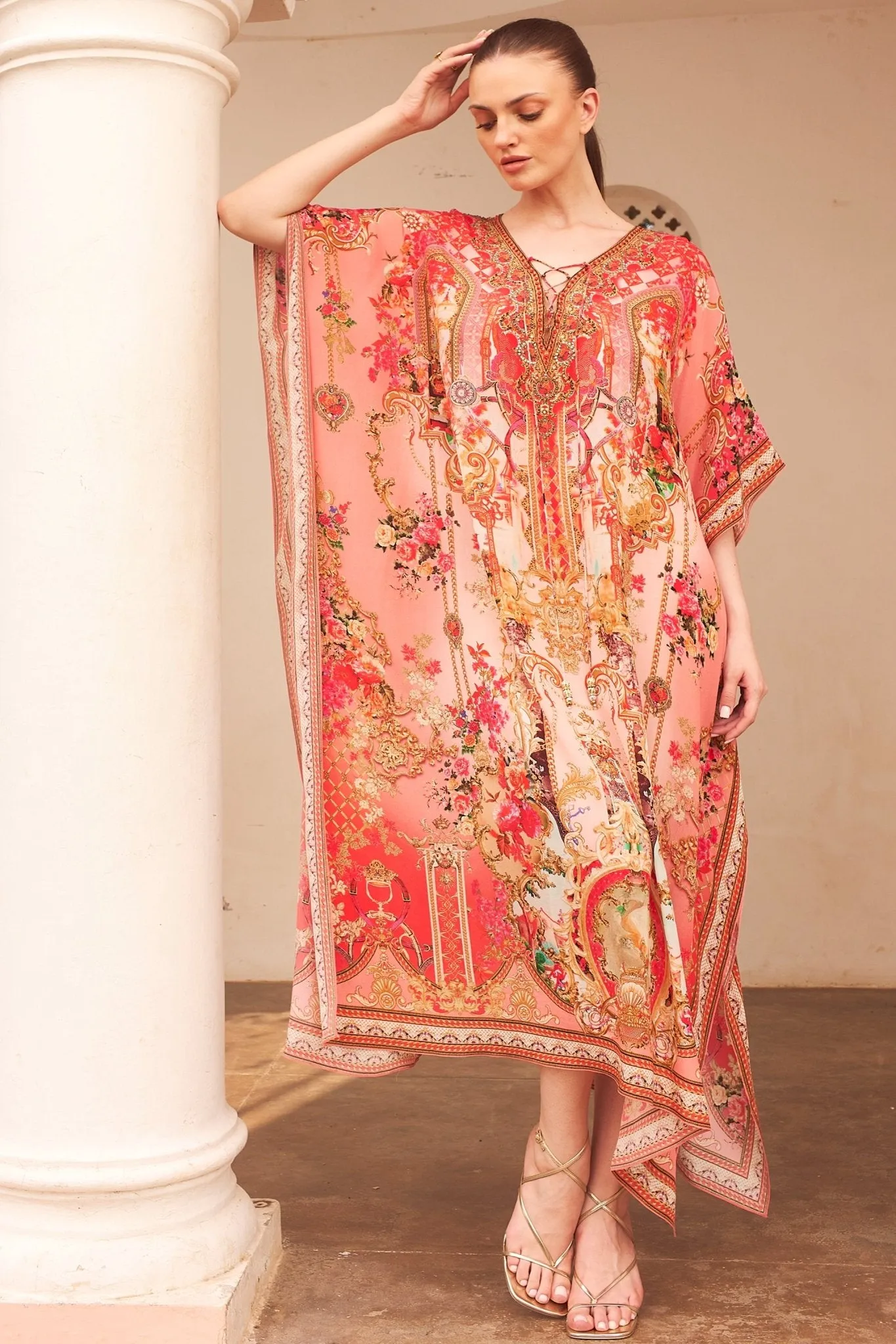 PINK CASTLE MEDIUM KAFTAN sold by Czarina product image thumbnail 2